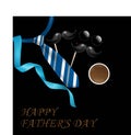 Happy FatherÃ¢â¬â¢s Day Calligraphy greeting card. Vector illustration